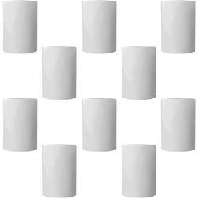 GG Grand General 10244SP Chrome Plastic 33mm Flat Top Cylinder Screw-On Nut Cover for Trucks, Trailers and more