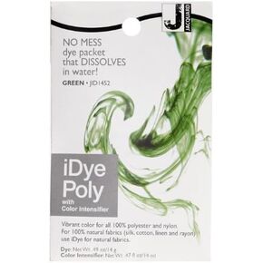 Jacquard iDye 207824 Poly Synthetic Fiber Fabric Dye Black, Yard