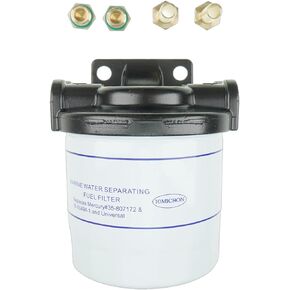 802893Q01 Fuel Water Separator Kit Compatible with Sierra 18-7848-1 Mercury 35-802893Q4 35-807172A4 35-55501 35-57250 35-806771 35-802893T 35-802893Q