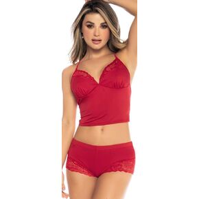 Mapalé by Espiral Women's 7533 Two Piece Pajama Set. Top and Shorts