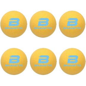 Bravatto Professional Foosball Balls: Tournament Quality - Just Like The Pros Use, Official Regulation Size - Set of 6 Foosballs (Yellow)