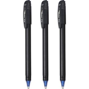 Pentel Energel Rollerball Pen - BL417R - ECO 96% Recycled - Blue Ink - Pack of 3