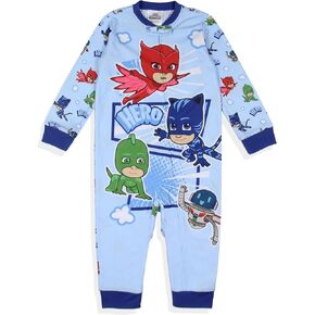 PJ Masks Toddler Boys' Gekko Catboy Owlette Hero Footless Sleeper Pajama