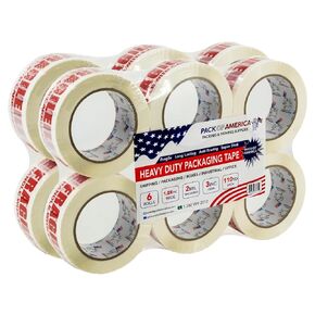 Fragile Packing Tape, 36 Rolls 110yd (330ft) 2 mil Thick 1.88" Width, Ultra Strong Refill for Care Shipping Storage Carton Box Sealing, Industrial Heavy Duty Moving Supplies, White