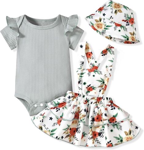 Infant Baby Girls Suspender Skirt Outfit in Saudi Arabia