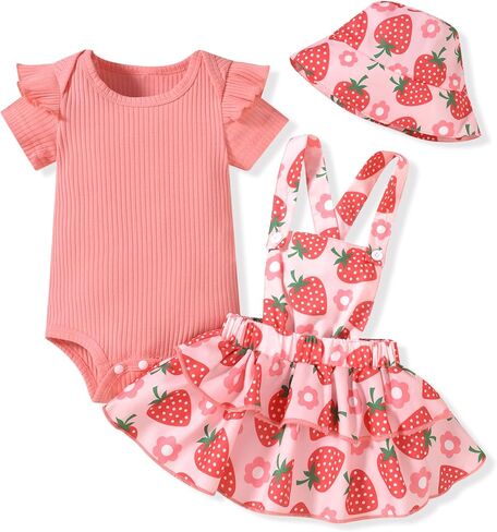 Infant Baby Girls Suspender Skirt Outfit in Saudi Arabia