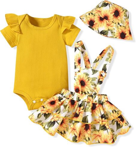Infant Baby Girls Suspender Skirt Outfit in Saudi Arabia
