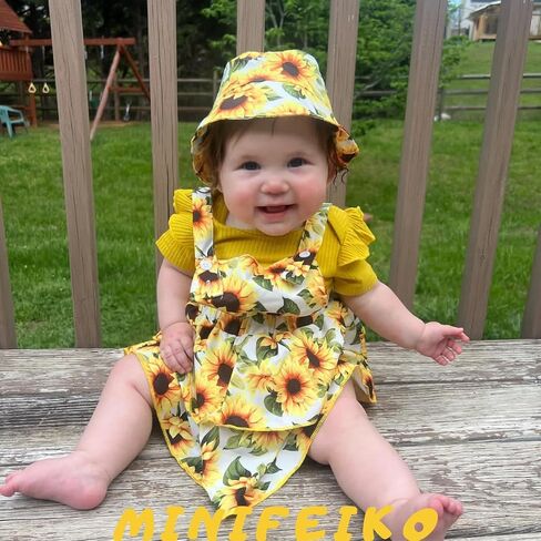 Infant Baby Girls Suspender Skirt Outfit in Saudi Arabia