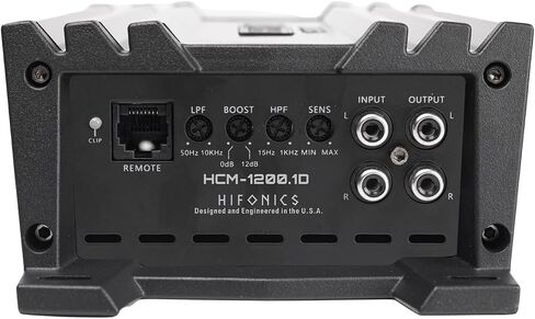مضخم صوت Hifonics Colossus Mini HCM-1200.1D فائق الصغر بقوة 1200 وات أحادي الكتلة in Kuwait