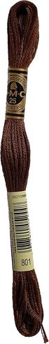 DMC 6-Strand Embroidery Cotton Bundle - Coffee Brown Color Family -3 Skeins of Thread - 8.7yd Skeins in Saudi Arabia