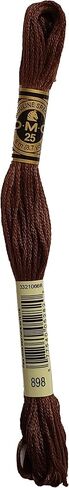 DMC 6-Strand Embroidery Cotton Bundle - Coffee Brown Color Family -3 Skeins of Thread - 8.7yd Skeins in Saudi Arabia