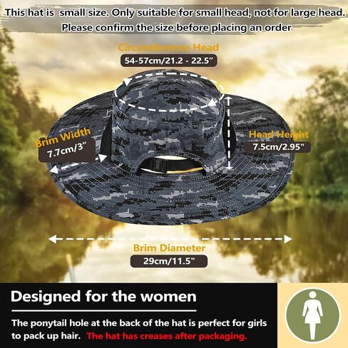 Solaris Ponytail Hole Sun Hats for Women UV Protection, UPF 50+ Outdoor Tribe Cooling Hat for Gardening in Saudi Arabia