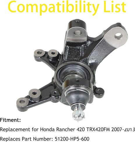 WFLNHB عجلة القيادة الأمامية المفصل الأيمن استبدال لهوندا رانشر 420 TRX420FM 51200-HP5-600 2007-2013 in Saudi Arabia