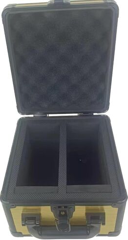 Crazy Horse Hobby Slab case compatible with Toploader PSA/BGS/SGC Graded Card Storage With Locks & keys (Black, 2 Row) in Saudi Arabia