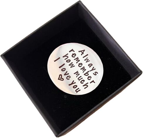 Heartfelt Pewter Pocket Tokens,Hand Stamped Personalized Pewter Pocket Token in Saudi Arabia