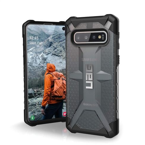 URBAN ARMOR GEAR UAG Samsung Galaxy S10 [6.1-inch Screen] Plasma [Ash] Military Drop Tested Phone Case in Saudi Arabia
