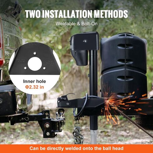 VEVOR A-Frame Trailer Coupler, Fits 2-Inch Hitch Ball Size, 8000 lbs Towing Capacity, Heavy Duty Steel Coupler, Ideal for Towing Station Wagons, Pickup Trucks, SUVs, Campers, Black Coating Surface in Saudi Arabia