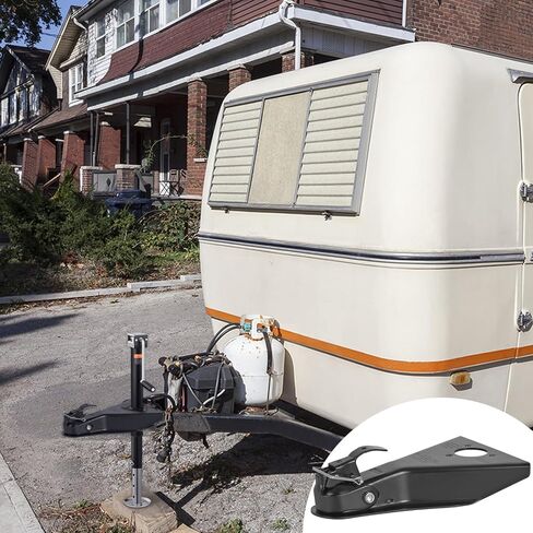 VEVOR A-Frame Trailer Coupler, Fits 2-Inch Hitch Ball Size, 8000 lbs Towing Capacity, Heavy Duty Steel Coupler, Ideal for Towing Station Wagons, Pickup Trucks, SUVs, Campers, Black Coating Surface in Saudi Arabia