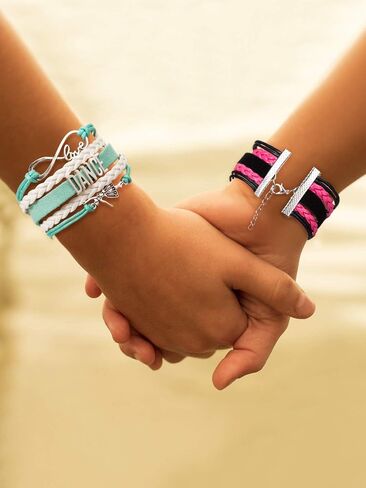 Chuangdi 2 Pieces Christmas Dance Bracelet Jewelry Gift for Girls Charm Bracelet Dance Recital Gift Adjustable Bracelet for Teen Girls Dancers in Saudi Arabia