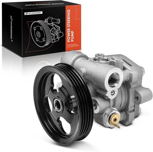 A-Premium Power Steering Pump with Pulley Compatible with Mitsubishi Montero Sport 1999-2004, 3.0L 3.5L, Replace # MR418625, MR418626 in Saudi Arabia