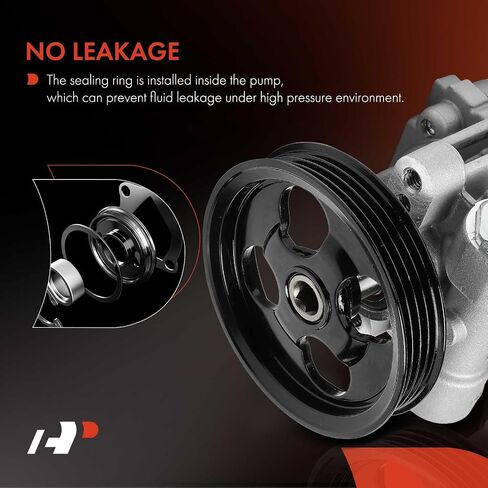 A-Premium Power Steering Pump with Pulley Compatible with Mitsubishi Montero Sport 1999-2004, 3.0L 3.5L, Replace # MR418625, MR418626 in Saudi Arabia