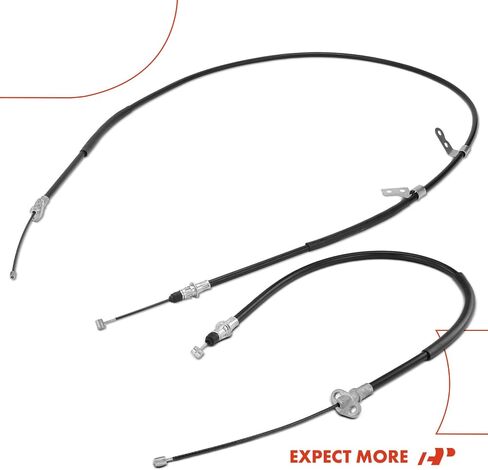 A-Premium Rear Driver and Passenger Side Parking Brake Cable Assembly Compatible with Nissan Models: Xterra 2003-2004, 2-PC Set - Replace# 365308Z300, 365318Z320 in Saudi Arabia