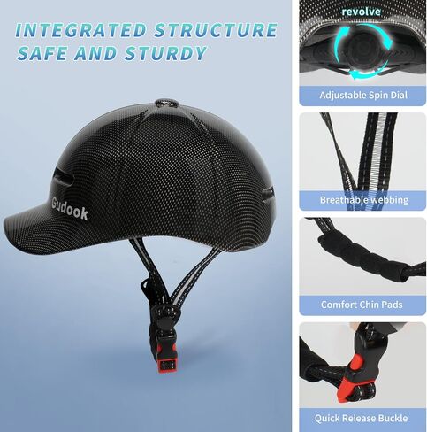 Adult Bike Helmets for Men - Women Bicycle Helmet - Certified Comfort Lightweight Adjustable Baseball Cap Style Cycling Helmet for Urban Commuter Road Biking Scooter in Saudi Arabia