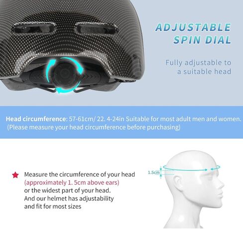 Adult Bike Helmets for Men - Women Bicycle Helmet - Certified Comfort Lightweight Adjustable Baseball Cap Style Cycling Helmet for Urban Commuter Road Biking Scooter in Saudi Arabia