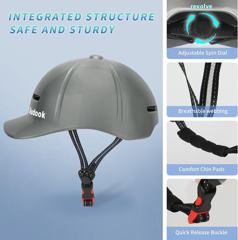 Adult Bike Helmets for Men - Women Bicycle Helmet - Certified Comfort Lightweight Adjustable Baseball Cap Style Cycling Helmet for Urban Commuter Road Biking Scooter in Saudi Arabia