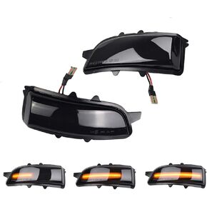 AJHLJ® 2Pcs Side Mirror Indicator Dynamic LED Turn Signal Light Blinker For Volvo C30 C70 S60 S40 S80 V40 V50 V70 2007 2008 in Kuwait