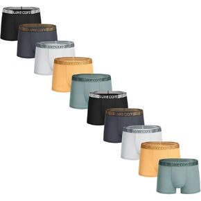 Men's Underwear,10 Pack Quick-Dry Mens Boxers Soft Breathable Moisture-Wicking Boxer Briefs for Men Pack in Kuwait