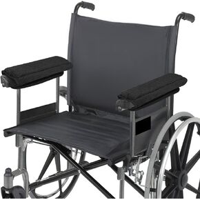 أغطية مسند ذراع الكراسي المتحركة - ملحقات وسائد دعم ناعمة للكرسي المتحرك - أشرطة فيلكرو موسعة مريحة وواقية للكراسي المتحركة وكراسي المكتب - بطانة مريحة لتخفيف الضغط in Kuwait