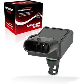 MAP Sensor Manifold Absolute Pressure: Compatible with Audi A4 2021-23 L4 2.0L, A5 2021-23 L4 2.0L, Q5 2018-23 L4 2.0L; VW Atlas 2018-23 L4 2.0L, Golf 2015-19 L4 1.8L, GTI 2015-23 L4 2.0L in Kuwait