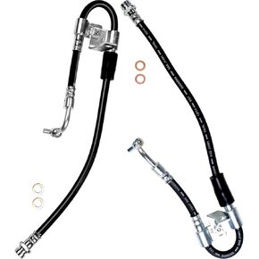 2X Brake Hose Front Brake Line Replacement Brake Hydraulic Hose - Front Left and Right fits Hyundai Elantra 2011 fits Hyundai Elantra fits Hyundai Veloster 2012 fits Hyundai Elantra 2013 in Kuwait