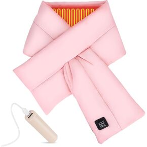 Heated Scarf for Women Men,Neck Heating Pad,Portable Heated Neck Wrap for Elderly People in Kuwait