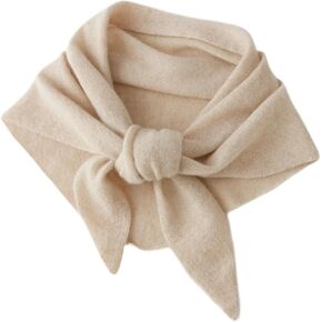 Knit Cashmere Triangle Scarf for Women Knitted Head Scarf Y2k Neckerchief Old Money Aesthetic Accessories (Khaki) in Saudi Arabia