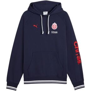 PUMA Mens Chivas Relaxed Hoodie Casual Outerwear Casual - Blue in Kuwait