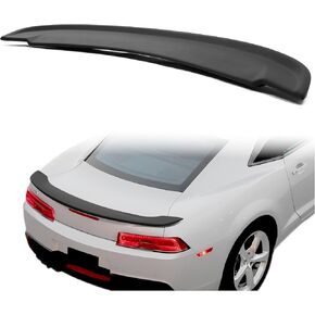 Kojem Rear Trunk Wing Spoiler Lip Compatible with 2014-2015 Chevrolet Camaro Painted Spoiler Wing, Tail Roof Top Lid Plastic(ABS) Car Exterior Trunk in Saudi Arabia