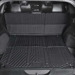 Cargo Mat for Jeep Grand Cherokee 2011-2022 (Not for WL), Full Coverage All Weather TPE Protector Cargo Mat with Backrest Mat Trunk Mat Cargo Liner for Jeep Grand Cherokee Accessories in Kuwait