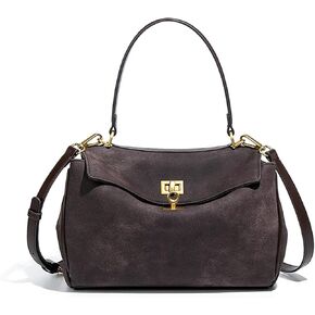 SKYK Suede Satchel Purses for Women Trendy Suede Tote Bag Vegan Leather Crossbody Shoulder Bags Top-Handle Handbag in Saudi Arabia