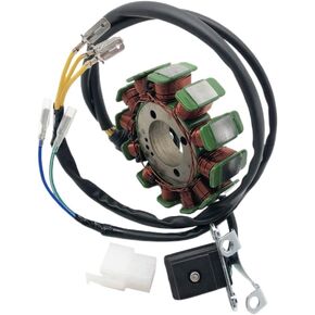 12 ملفًا و5 أسلاك إشعال الجزء الثابت Magneto 31101-100-0000 متوافق مع Haili SP307-J XY250ST-9 STIXE in Kuwait