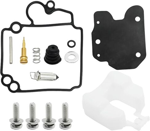 Anxingo 6BL-W0093-00 Carburetor Rebuild Kit, Replacement for Yamaha 4 Stroke 25HP Outboard Motors F25 T25 F25D F25L F25S T25LA F25SEA F25LA F25SEHA in Saudi Arabia