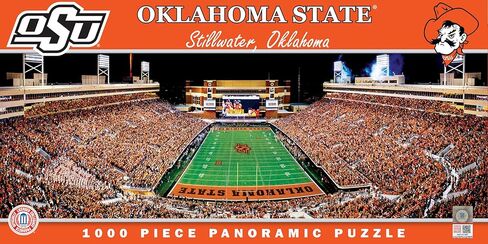 MasterPieces - 1000 Piece Jigsaw Puzzle, NCAA Texas Tech Red Raiders, Panoramic Football Stadium View, Fun for Adults and Family, 13"x39 in Saudi Arabia