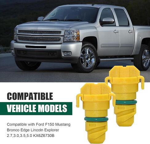 3 PCS Car Oil Drain Plugs, Leak-proof Oil Pan Drain Screw with Sealing Rubber Ring, Standard Replacement OEM# KX6Z-6730-B FT4Z-6730-A, Compatible with Ford F150 Edge Navigator (Yellow) in Saudi Arabia