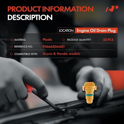 A-Premium 50 PCS (20.83mm) Engine Oil Drain Plug Car Fastener Clips Compatible with Ford F-150 F150 2015 2016 2017 2018 in Saudi Arabia
