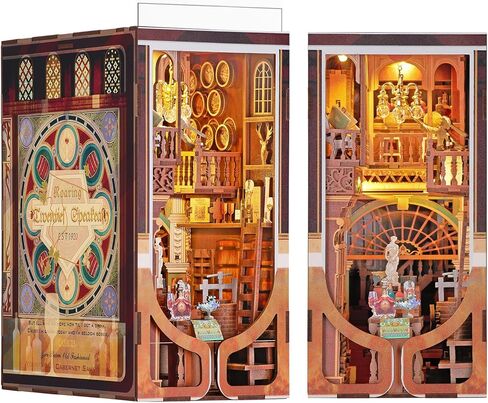 مجموعات زوايا الكتب DIY للبالغين، مجموعة كتب مصغرة لبيت الدمى، لغز خشبي ثلاثي الأبعاد، نهايات كتب مزخرفة مبتكرة، رف كتب، إدراج الحرف اليدوية، هدايا الهوايات (نابليون) in Kuwait