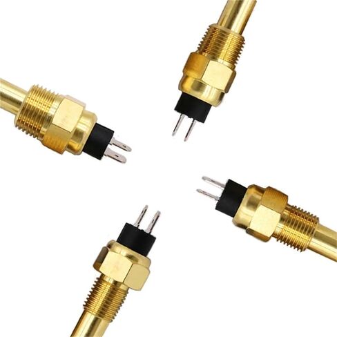Short M16*1.5 1/2 21mm 3/8 17mm NPT M14*1.5 Diesel Engine Water Temperature Sensor for 98 ± 3 ℃ Alarm Universal Generator(M16x1.5) in Saudi Arabia