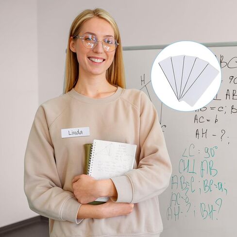 16 قطعة من دبوس بطاقة الاسم، شارة هوية فارغة DIY، علامة اسم فارغة فضية مقاس 1 × 3 بوصة مع دبوس، حاملات شارات هوية مخصصة قابلة لإعادة الاستخدام مع زوايا مستديرة لمتاجر البيع بالتجزئة والمطاعم ومدرسة موظفي المكاتب in Kuwait
