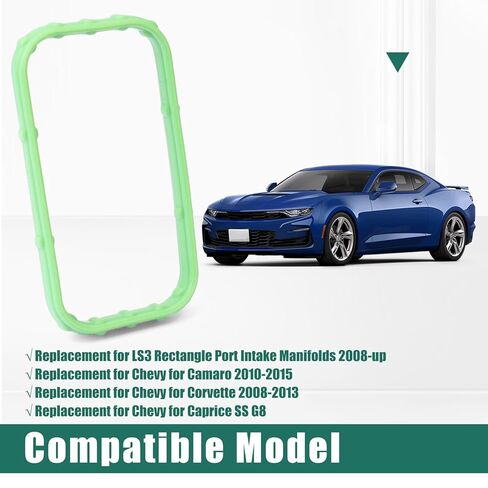 YUXIVCNE 551278 مجموعة حشية مشعب السحب بديلة لـ LS3 فتحات مدخل منفذ مستطيل 2008-up لـ Chevy for Caprice SS G8 لـ Camaro 2010-2015 لـ Corvette 2008-2013 in Saudi Arabia