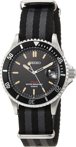 ساعة يد رجالية Seiko SZEV014، تصميم عتيق، تعمل بالطاقة الشمسية، طراز Shop Limited in Saudi Arabia